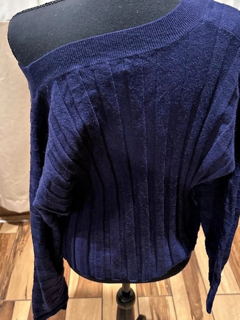 Blue Knit Sweater - Picture 2 of 2